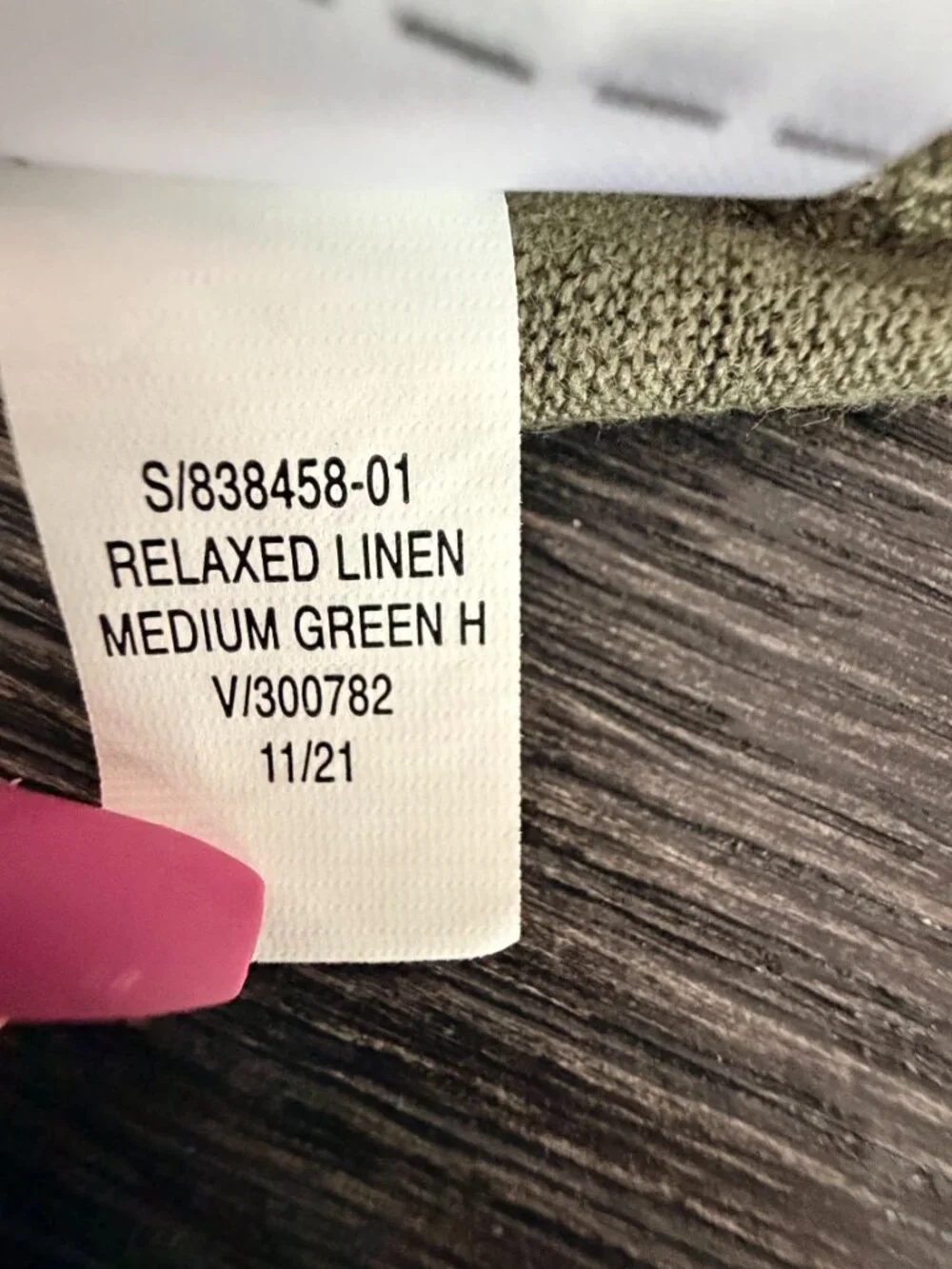 Banana Republic Linen Polo Relaxed Medium Green Heather XL #A3115